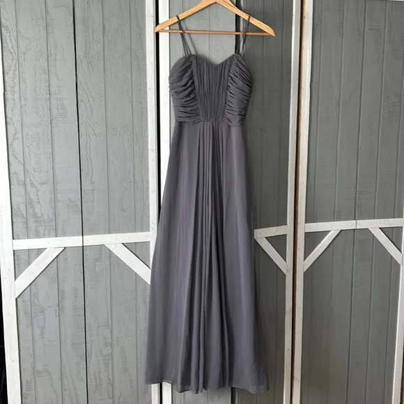 w2 bridesmaid dresses Two Piece Bridesmaid Dress with Short Sleeves,Tulle Bridesmaid Dress,Long Bridesmaid Dress,BD00160, US20W / Skyblue